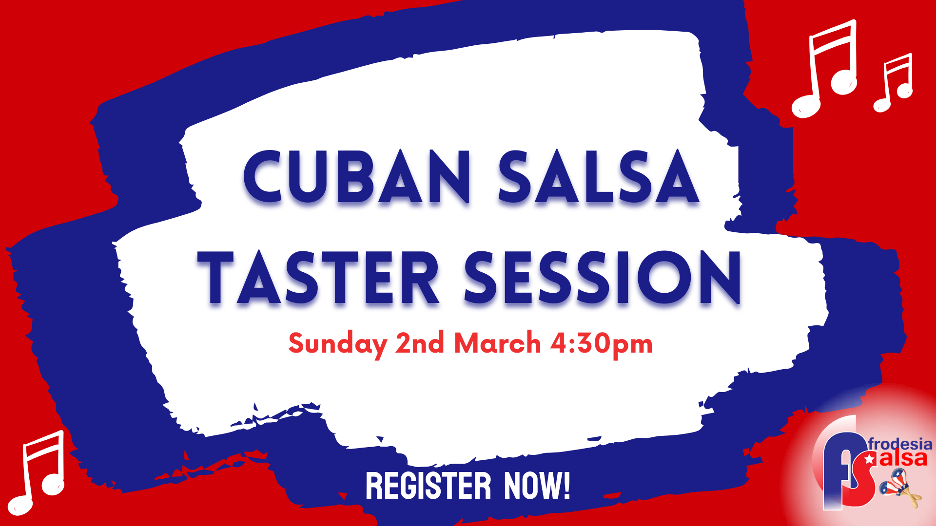 Cuban Salsa taster session on Sunday second of March to discover Cuban Salsa